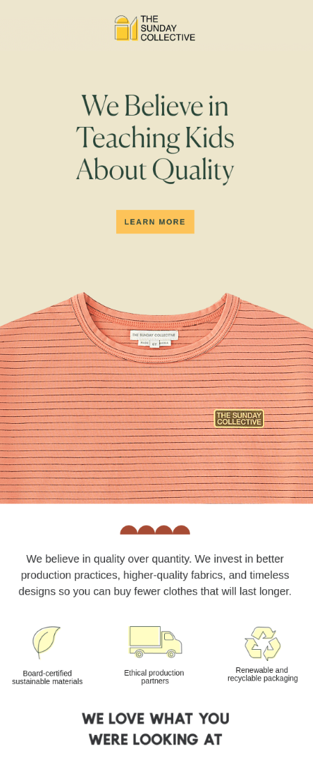 Quality day email design.