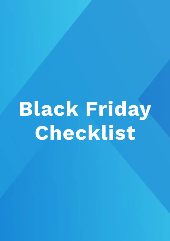 Black Friday checklist