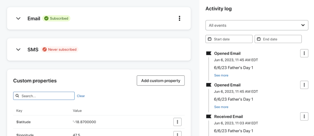 Klaviyo Customer Data & Segmentation.