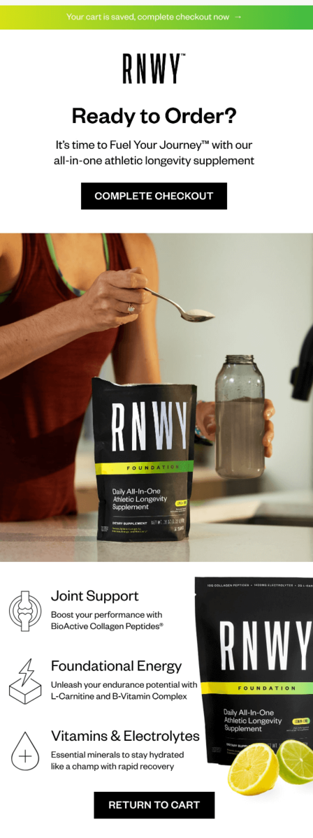 Email design by RNWY.