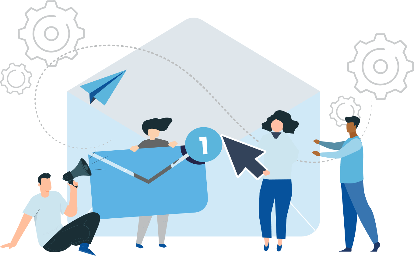 A team of email marketing for eCommerce