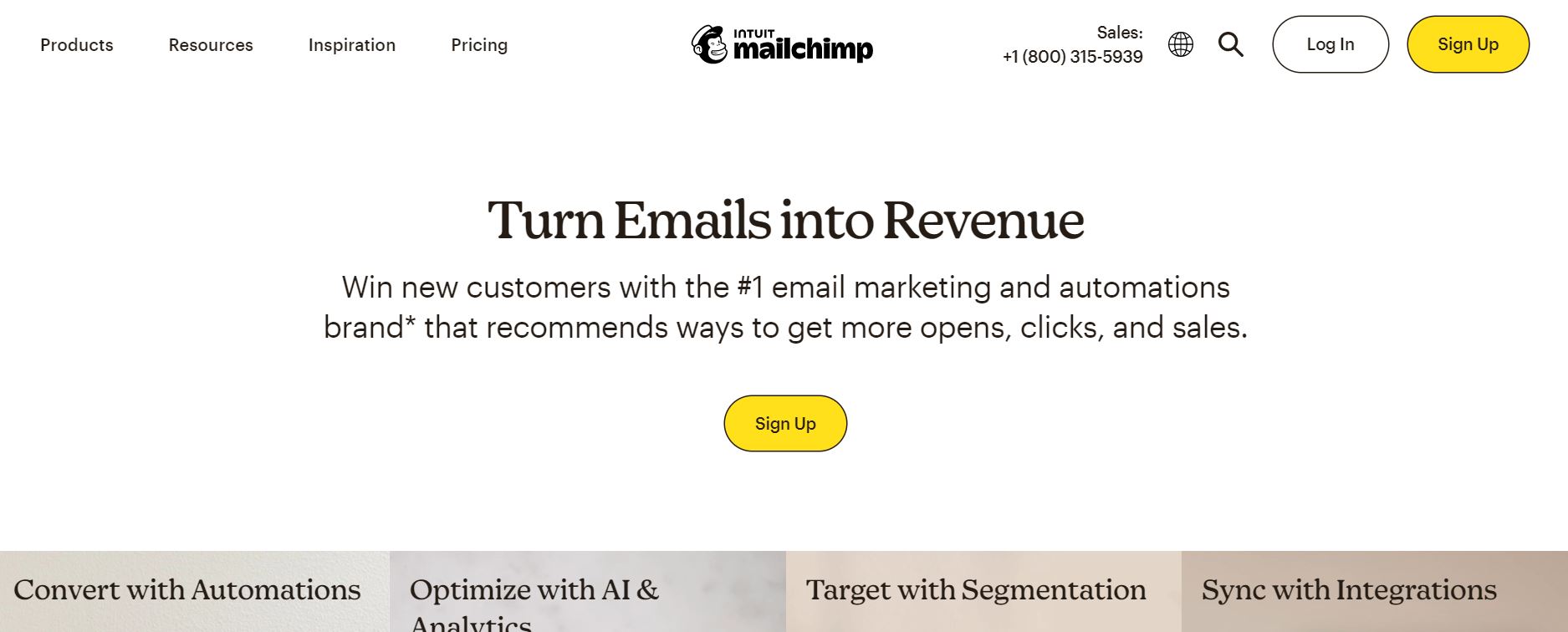 Email marketing software Mailchimp