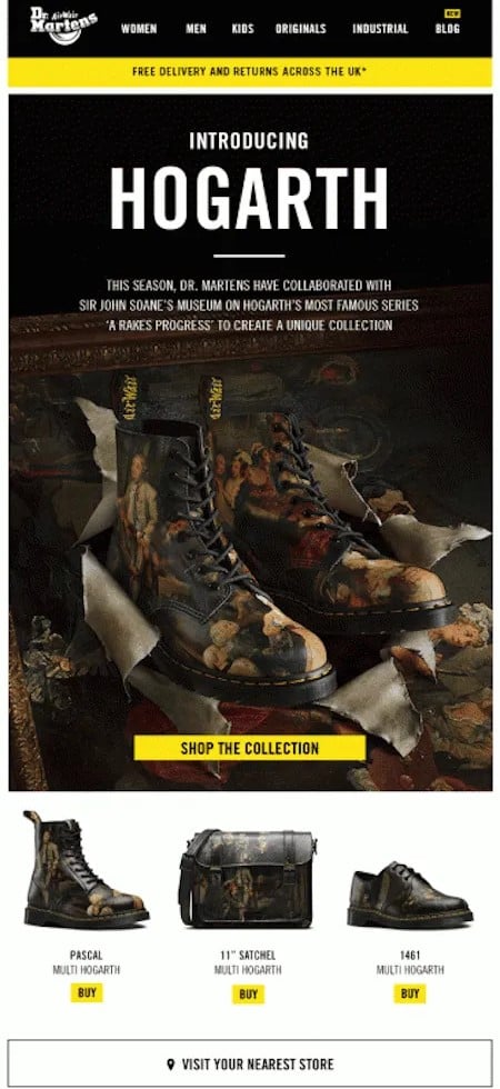 New Product Collection Launch with Dr. Martens.