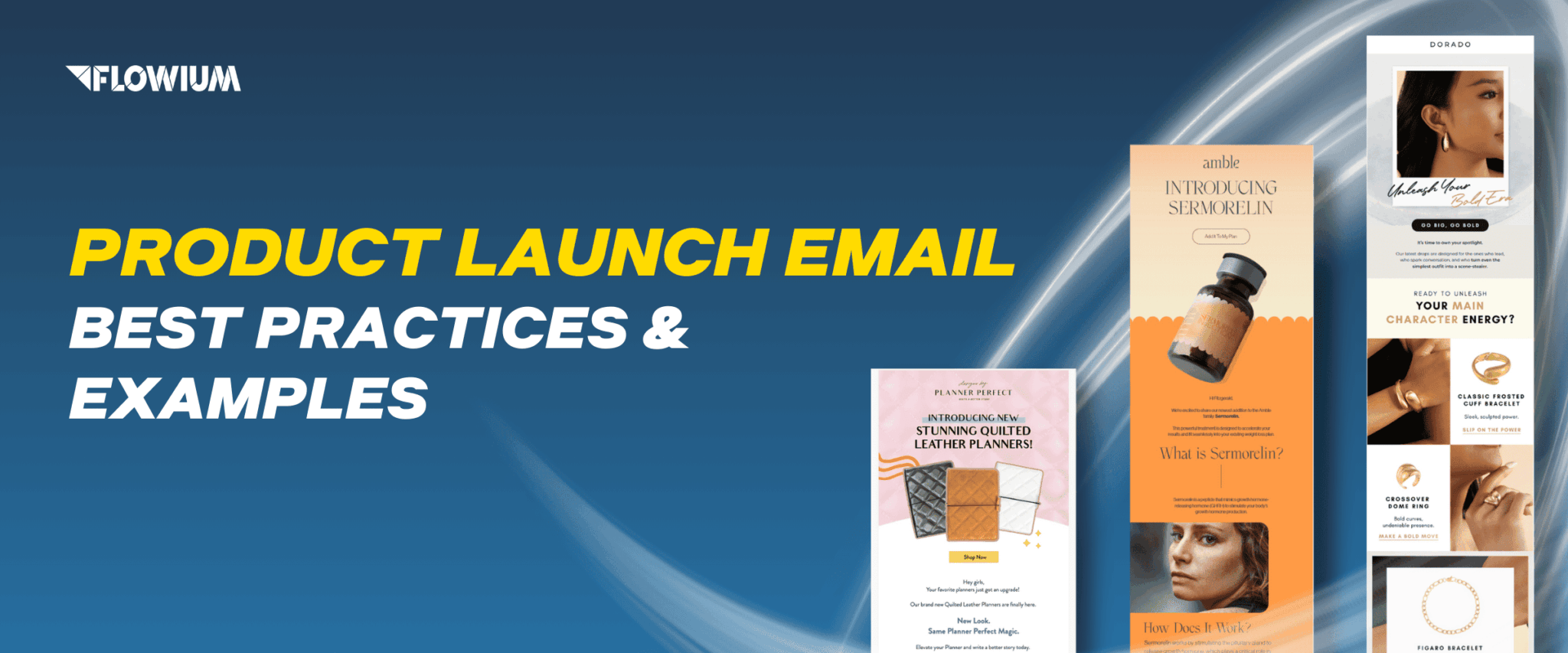 Product Launch Email Best Practices and 20 Examples blog post thumbnail.