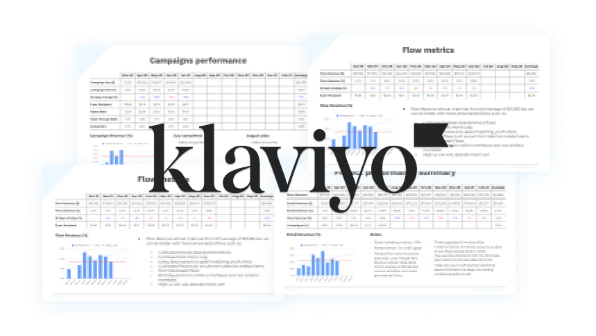 Klaviyo eCommerce Email Marketing Agency