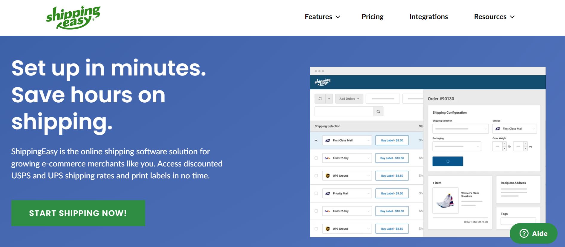 ShippingEasy, an ecommerce shipping software