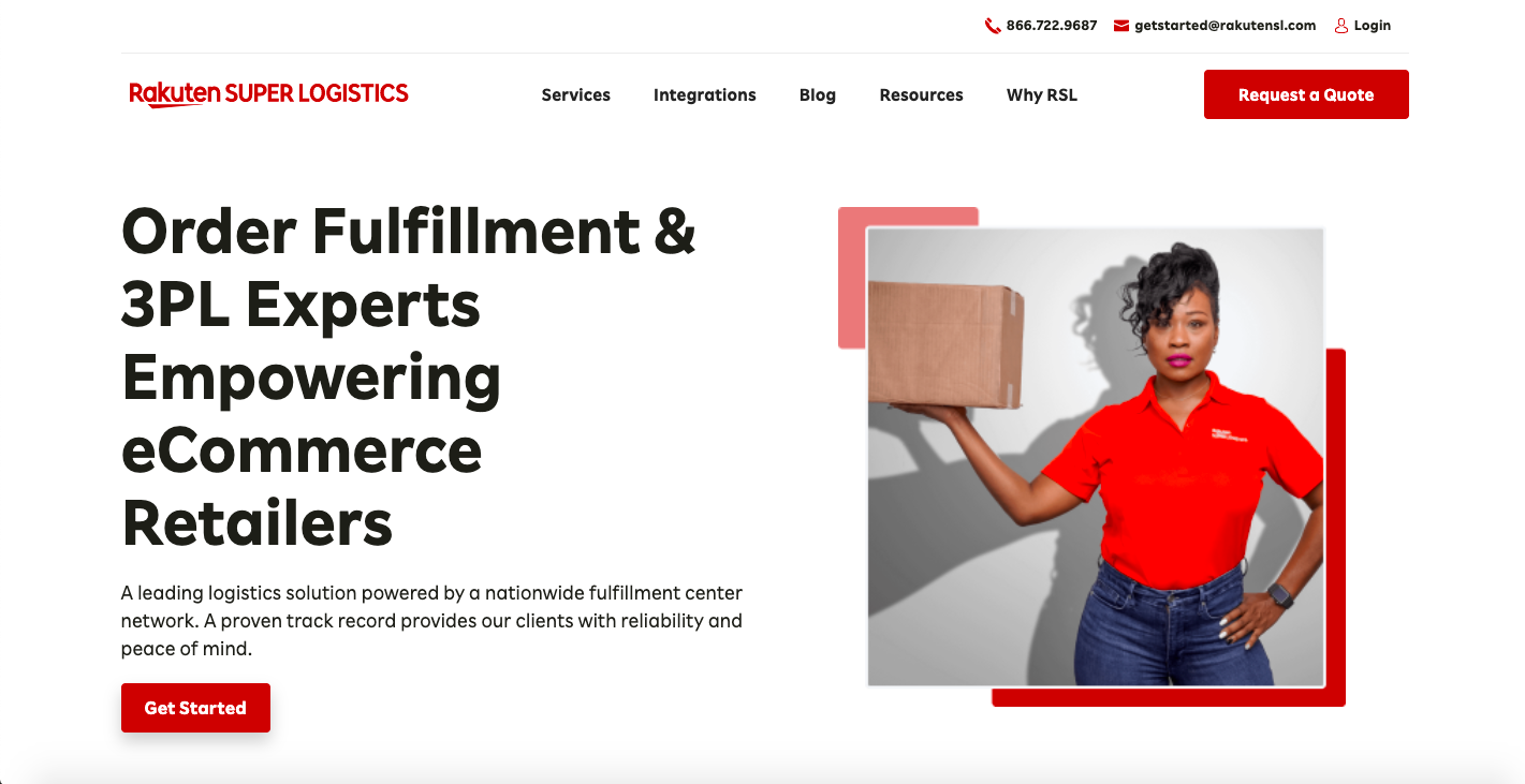 Rakuten ecommerce fulfillment service