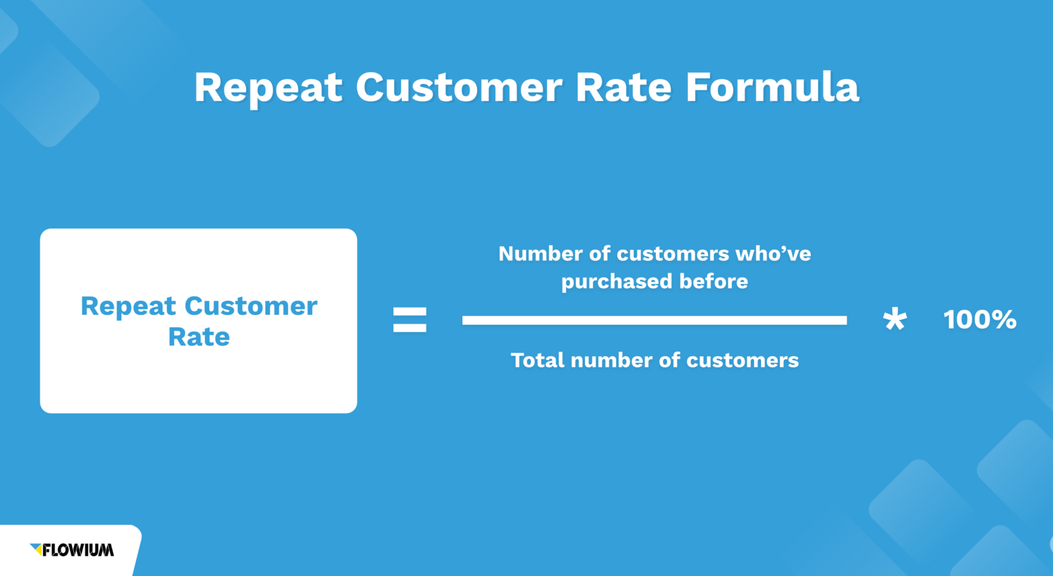 Repeat customer formula