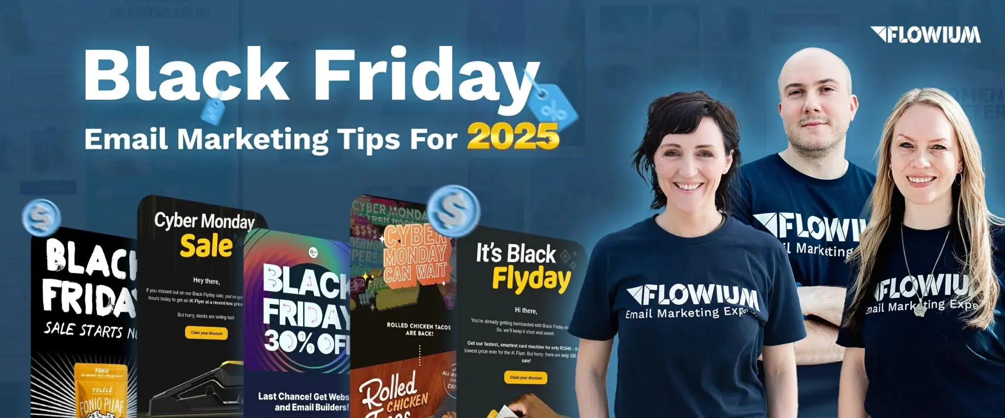 Black Friday Email Campaigns for 2025 blog post thumbnail.
