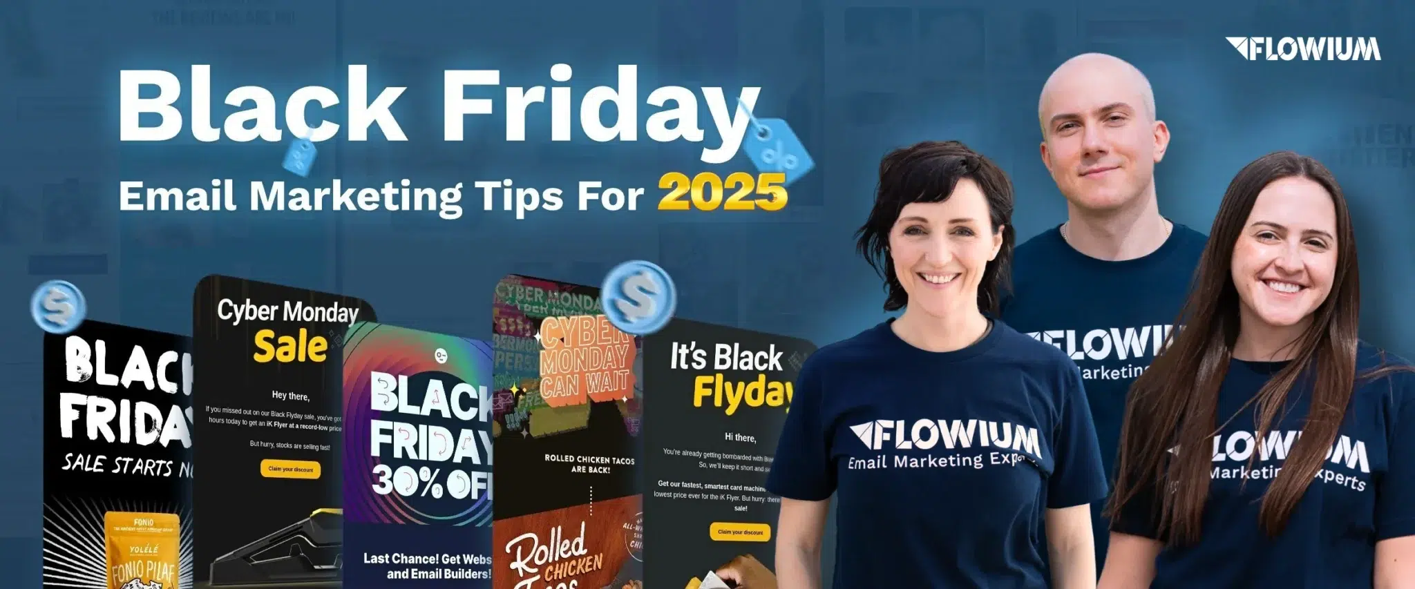 Black Friday Email Campaigns for 2025 blog post thumbnail.