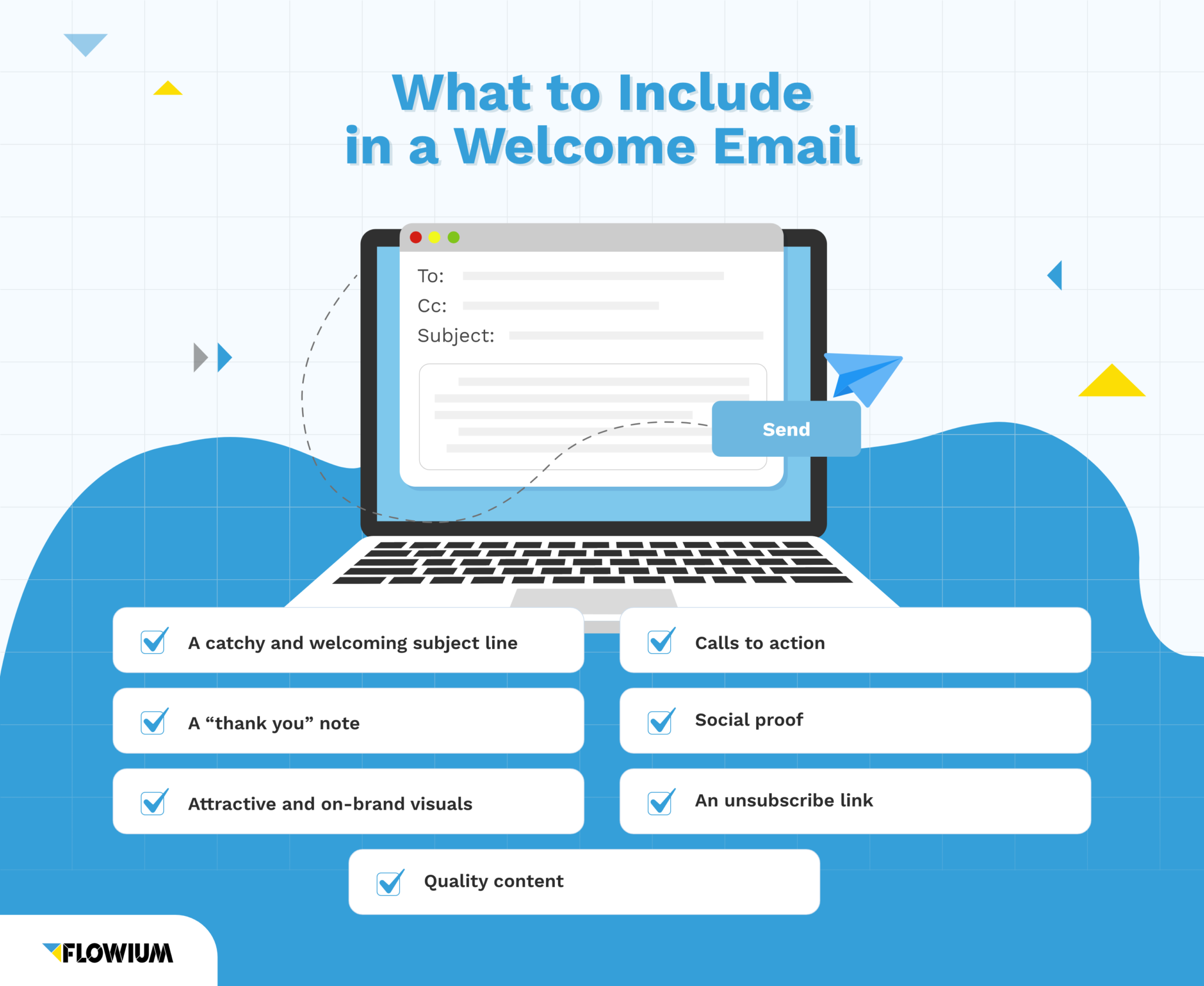 What to include in a welcome email