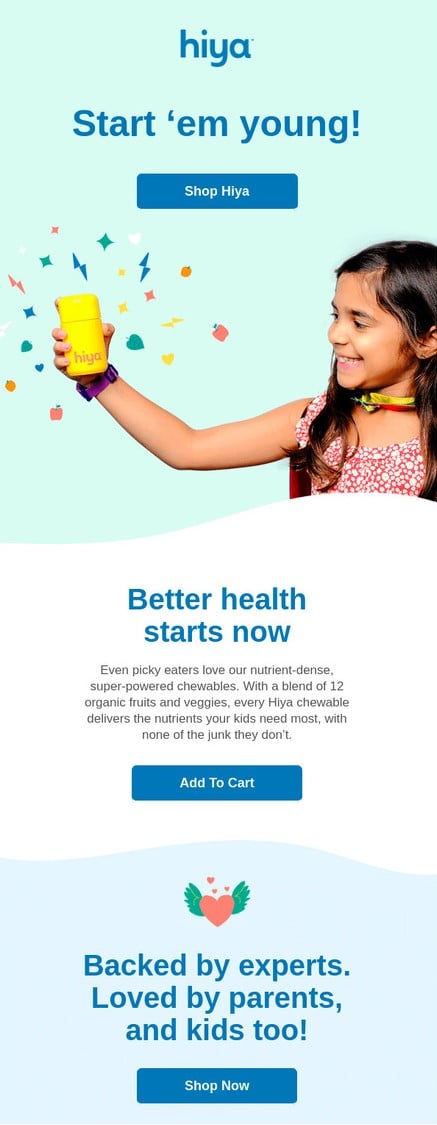 International Youth Day email design.