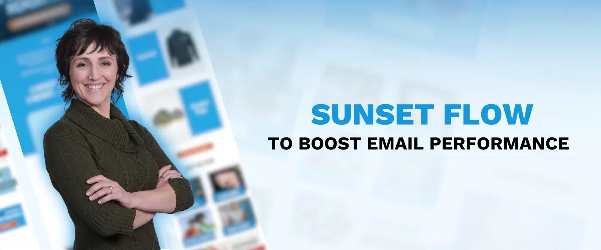Sunset Flow To Boost Email Performance in 2025 banner image.