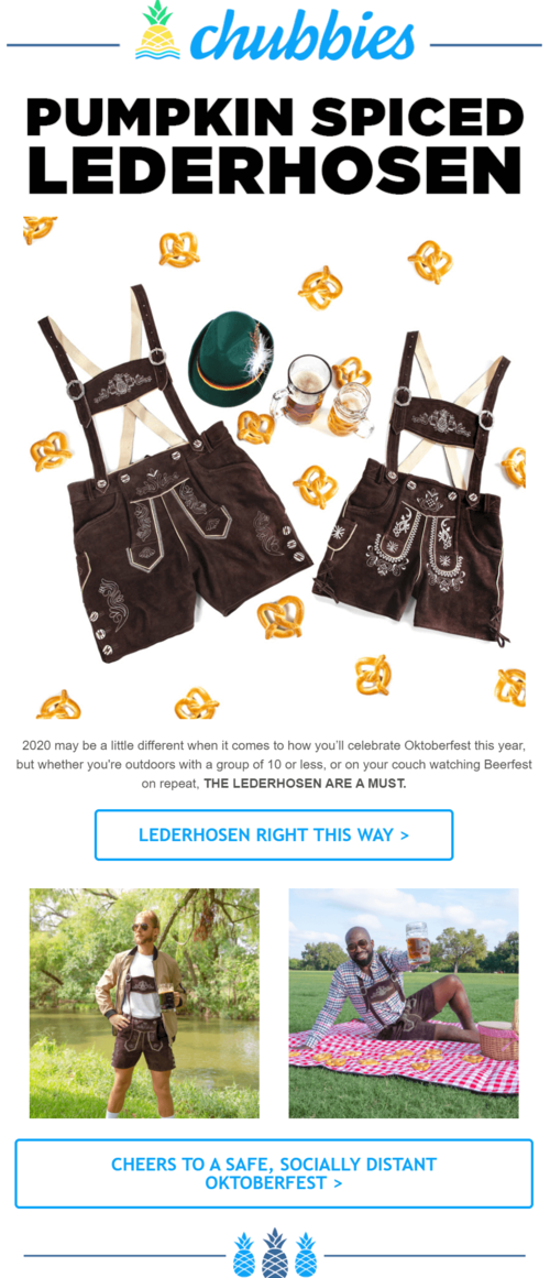 Oktoberfest email design.