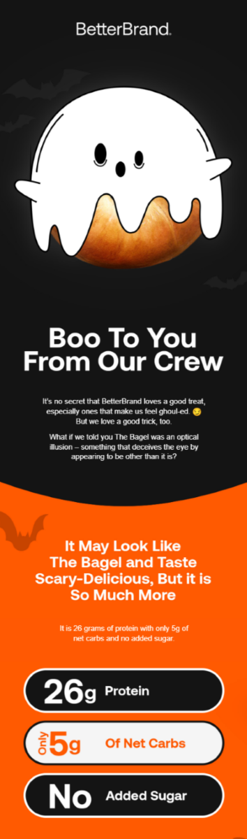 Halloween email design by Better Brand.