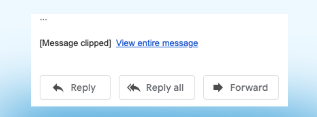 how to remove clipped message in gmail