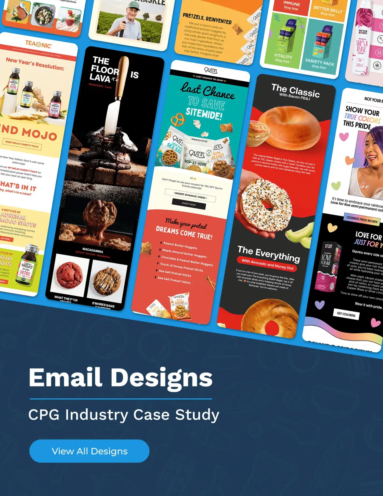 Email Designs CPG Industry Case Srudy image.