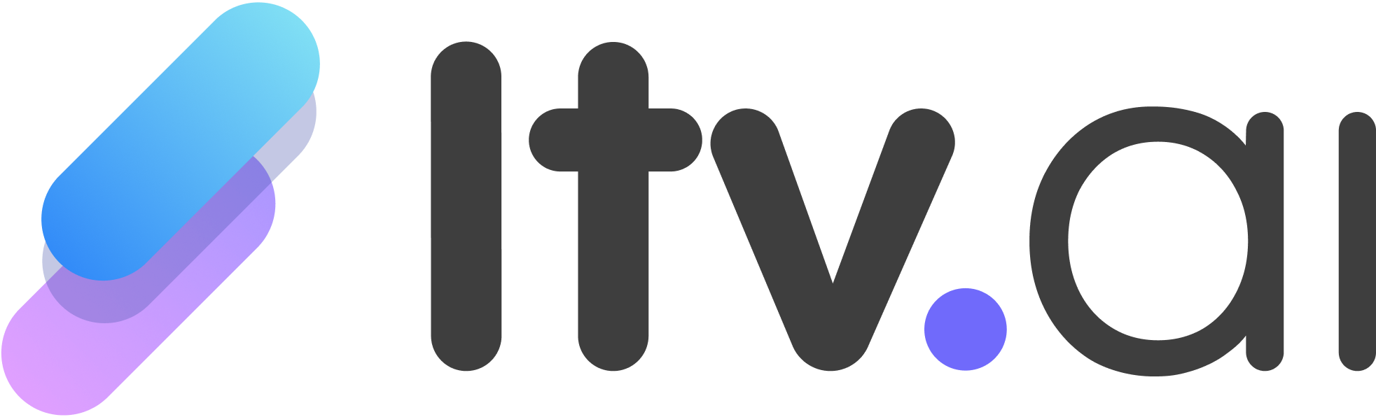 LTV.ai black logo.