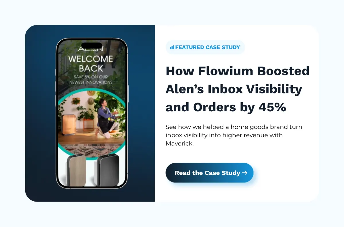 How Flowium Boosted Alen’s Inbox Visibility and Orders by 45%