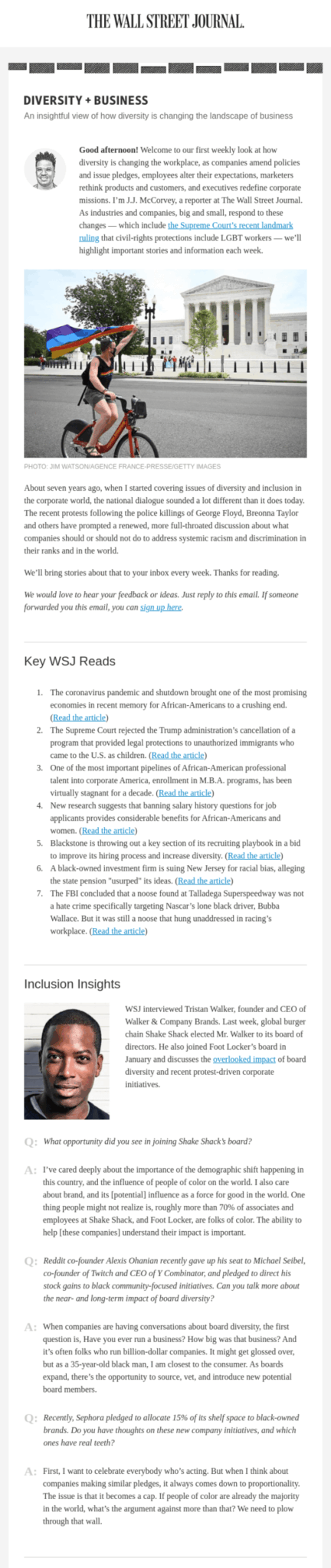 Image of the New York City Public Library newsletter featuring a diversity community engagement.