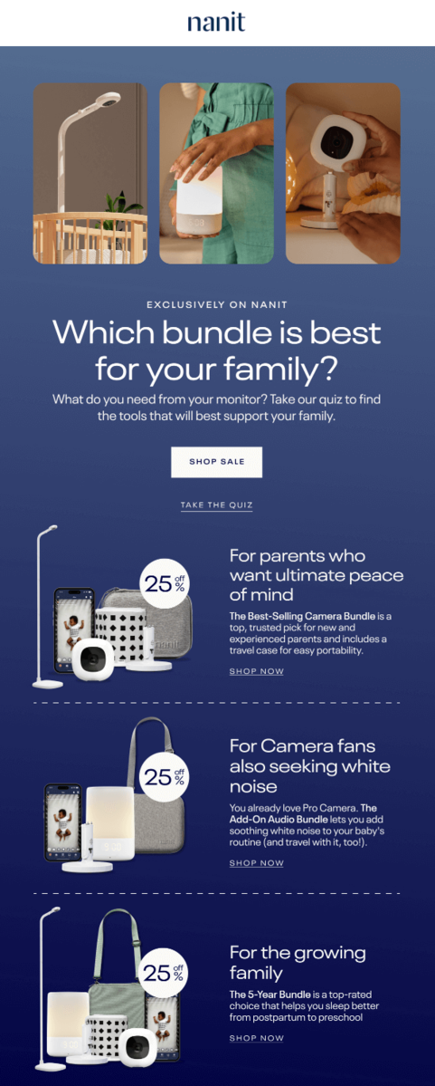 Email design showcasing Family Day tools, encouraging family engagement and community involvement.