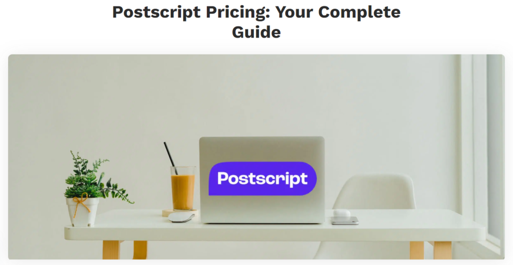 Postscript Pricing post prewiew.