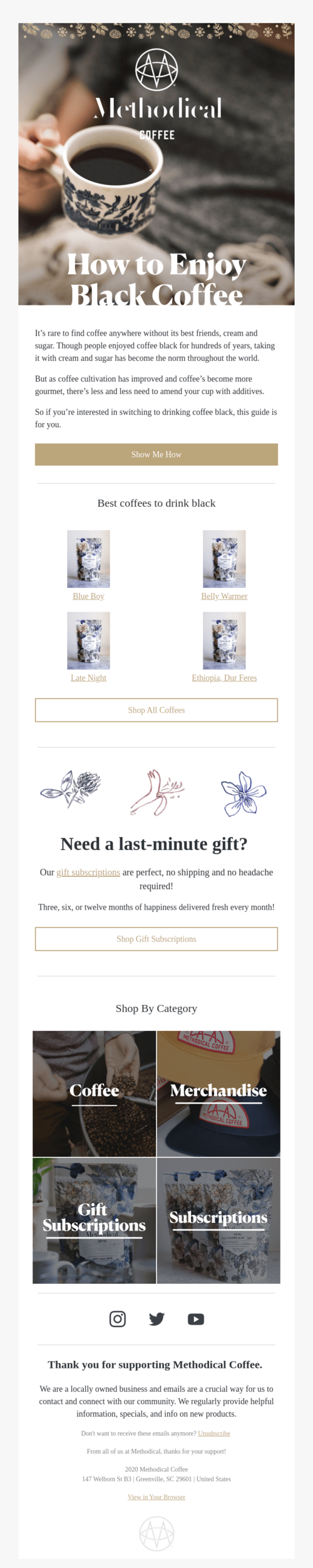 Example of How-To post-purchase email.