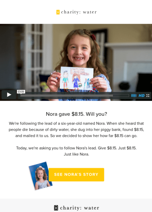 Example of Storytelling Campaign.