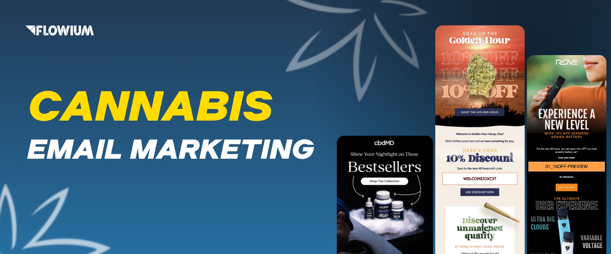 Cannabis Email Marketing Ideas cover image.