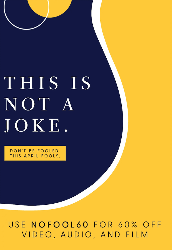 “This is Not a Joke” April Fool's email by Scan Cafe.
