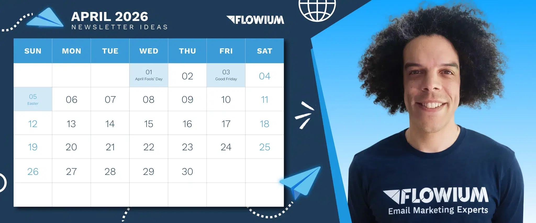 April Newsletter Ideas 2025 cover image.
