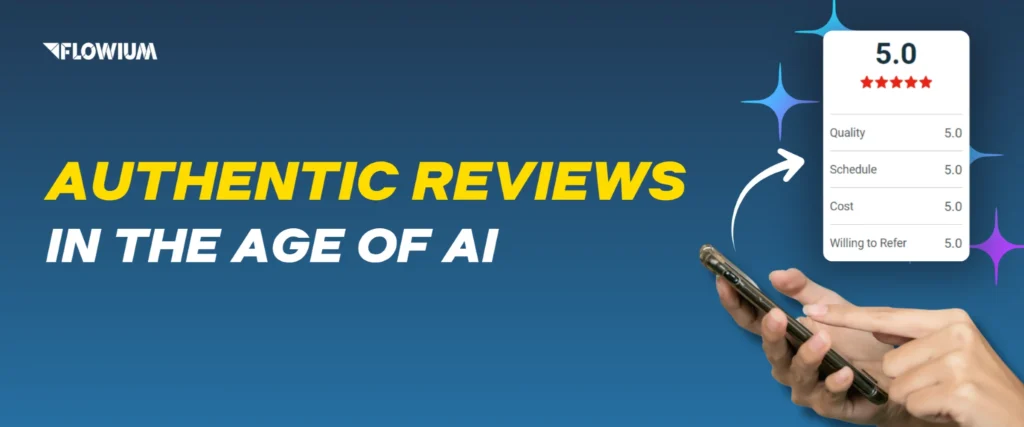 Why Authentic Reviews Matter More Than Ever in the Age of AI blog post banner image.