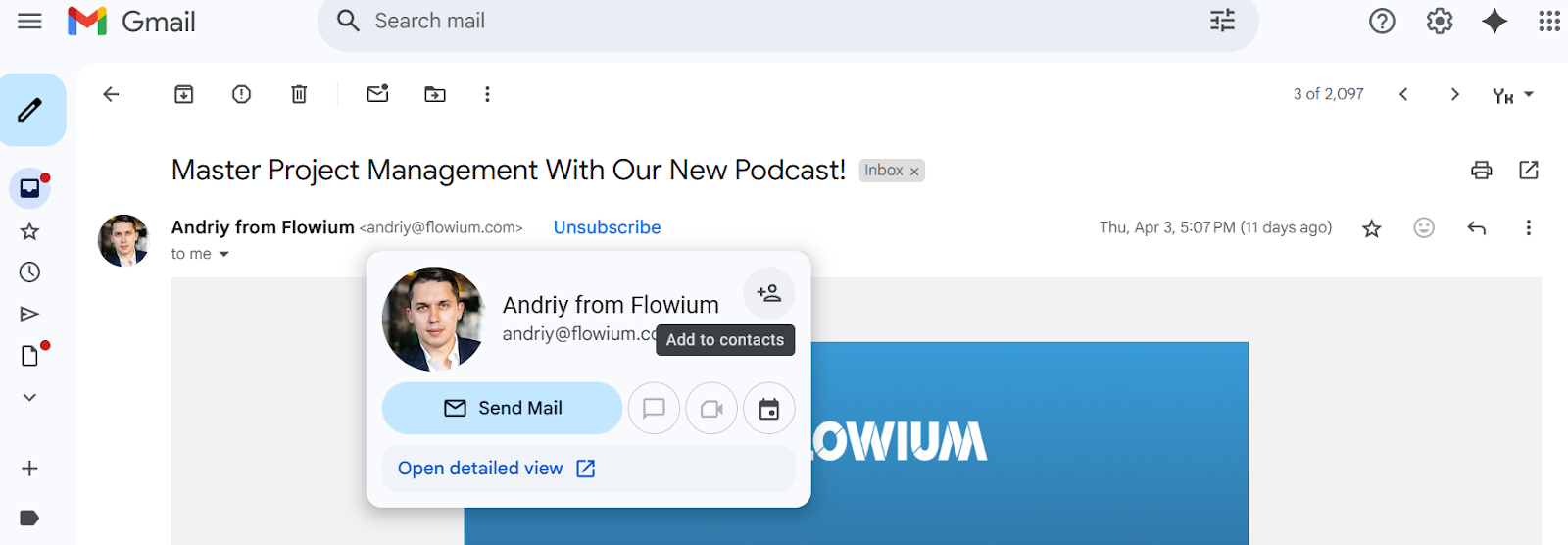 An image showing how to move email address from promotions to primary.
