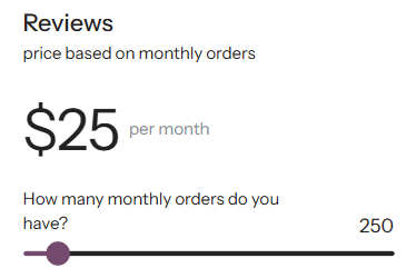 This Klaviyo Reviews pricing plan allows you to gather, organize, and show off your product reviews.