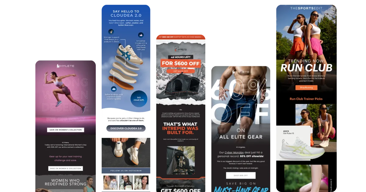 Case study cover with emails.