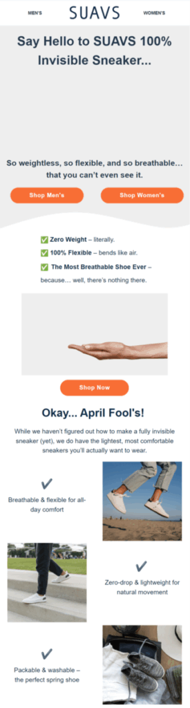 April Fools' Emails: 13 Examples And Best Practices | Flowium
