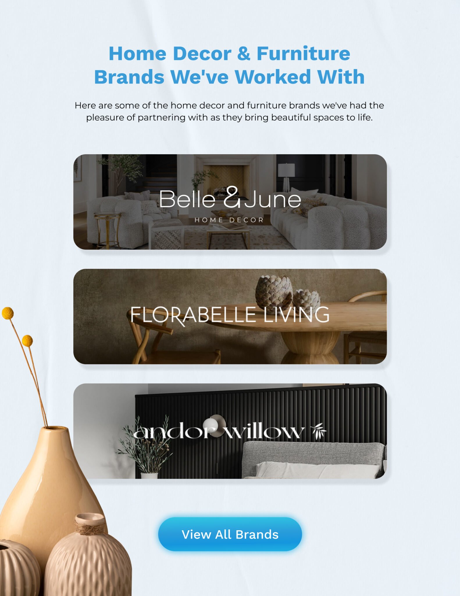 Brands we worked with.