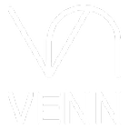 VENN white logo.