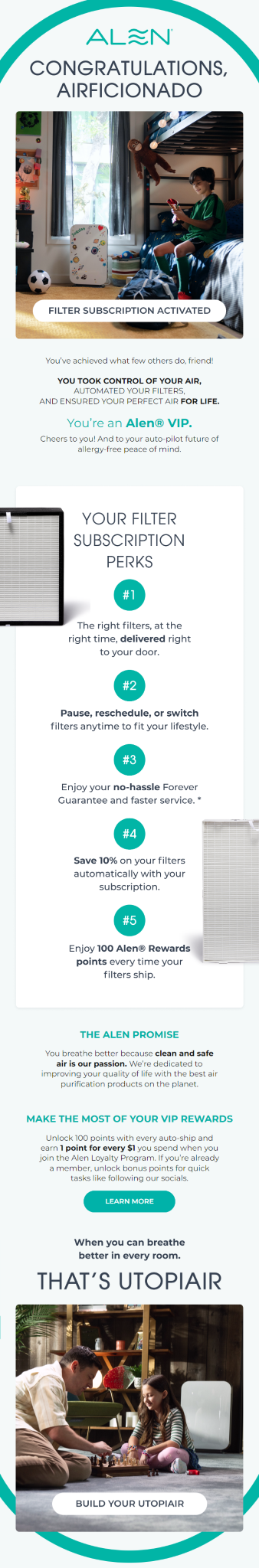 Email design with subscription by Alen.