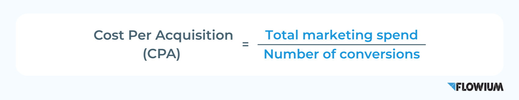 Cost Per Acquisition (CPA) measuring.