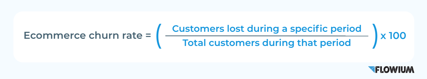 Ecommerce Churn Rate measuring.