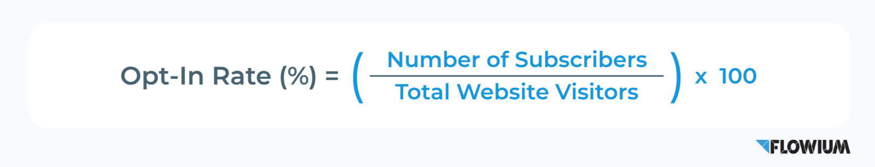 Opt-In Rate measuring.