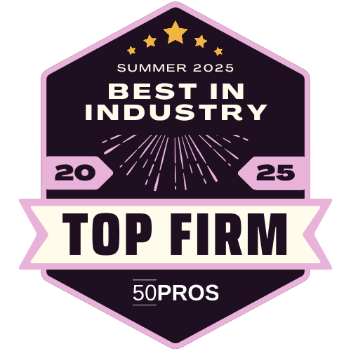 Top firm badge in 2025.