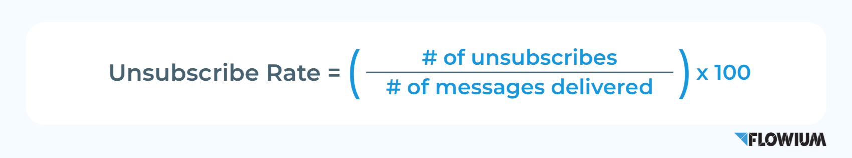 Unsubscribe Rate measuring.