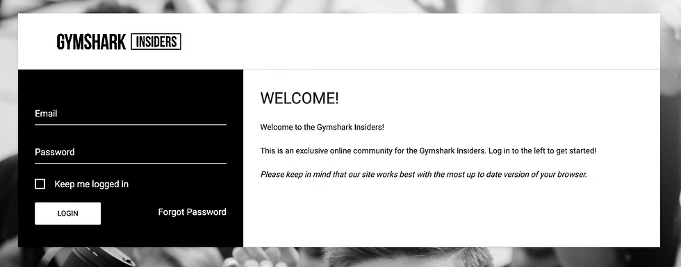 Community Building by Gymshark.