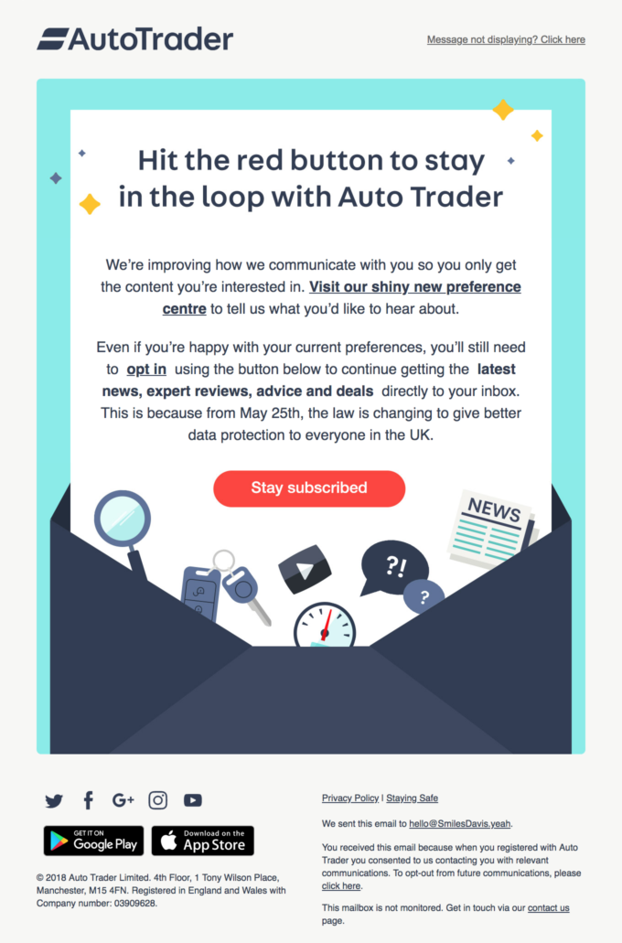 Dont forget update your preferences so you never miss out with Auto Trader.