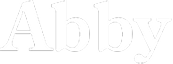 Abby white logo.