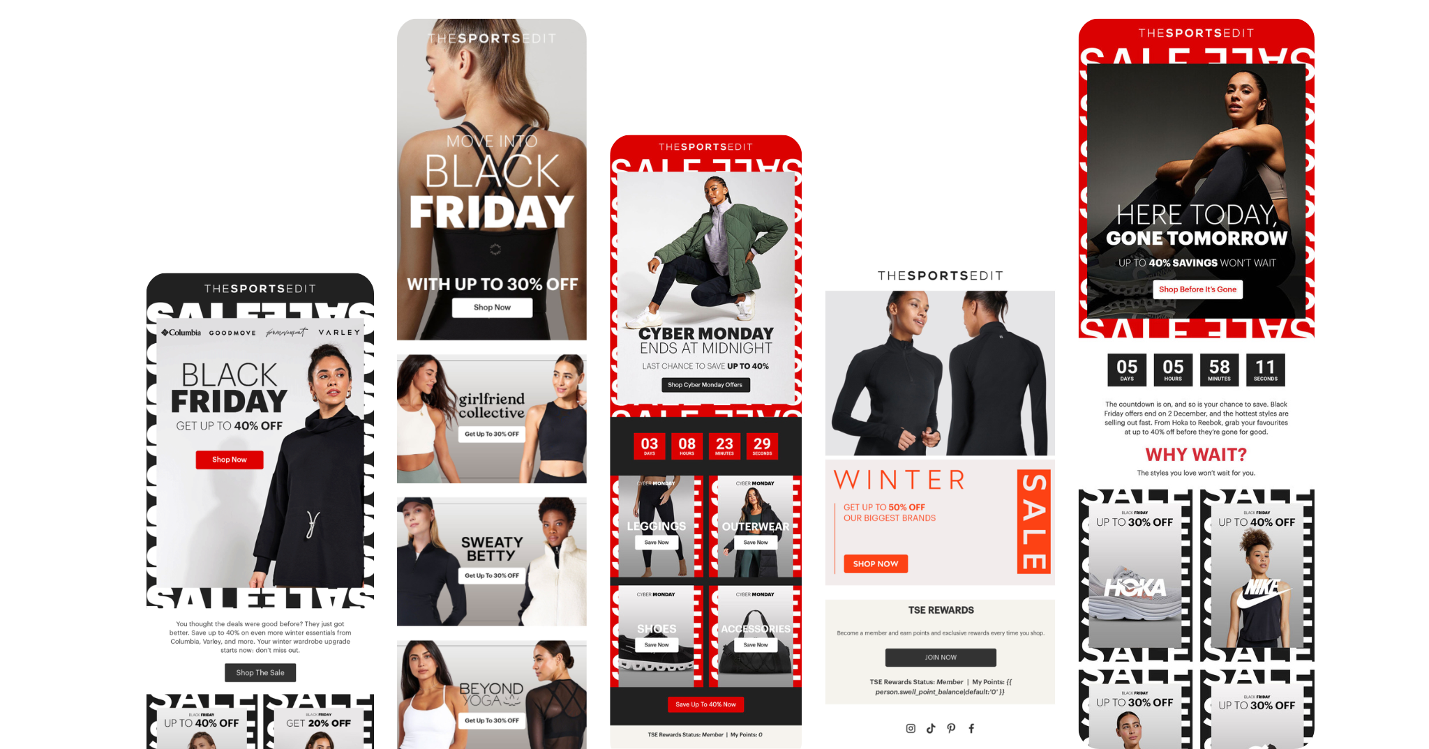 The Sporte Edit emails.