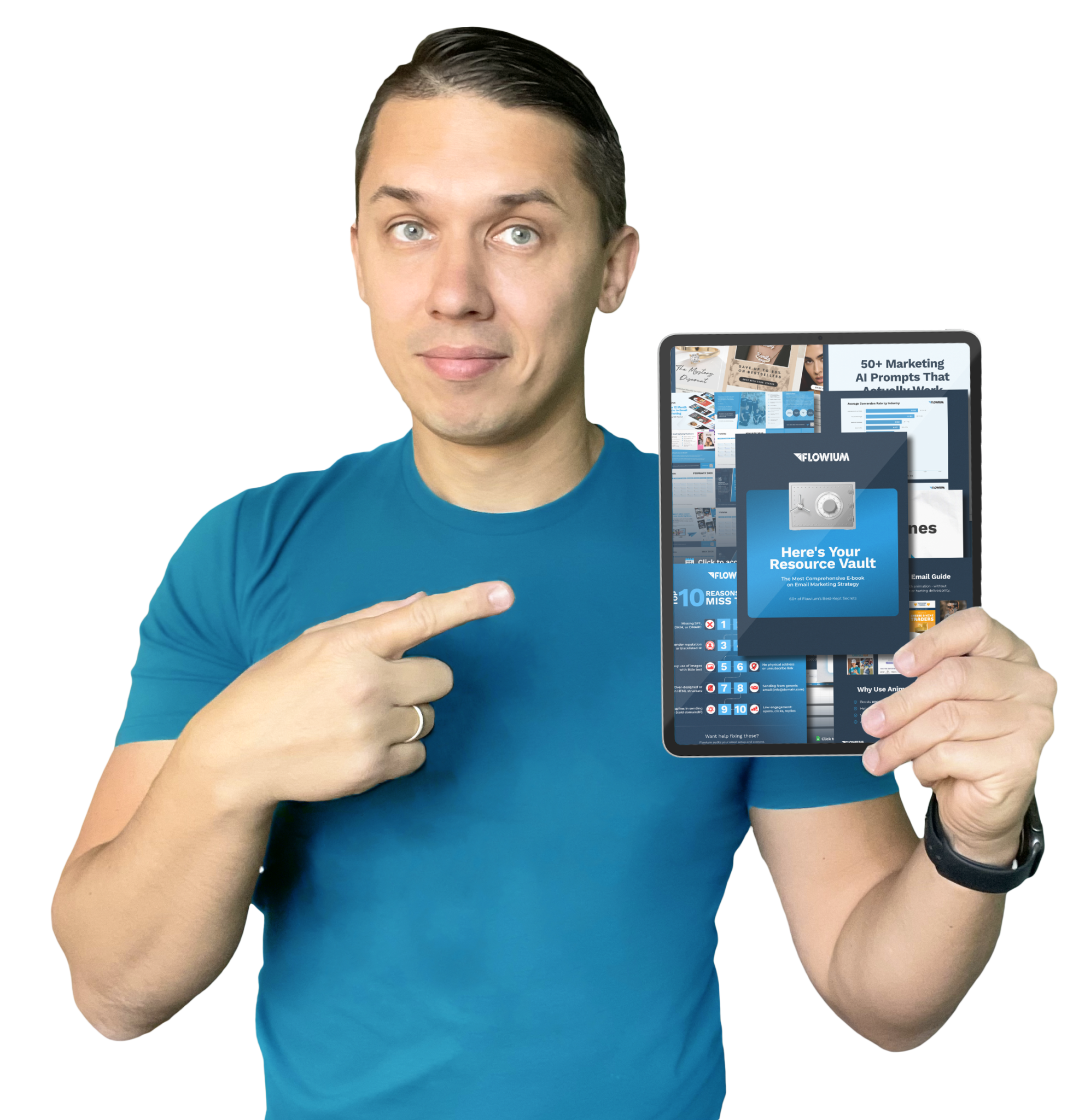 Andriy with a resource vault.