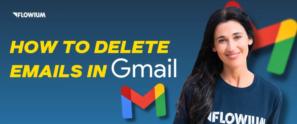 How to Delete Emails in Gmail blog post thumbnail.